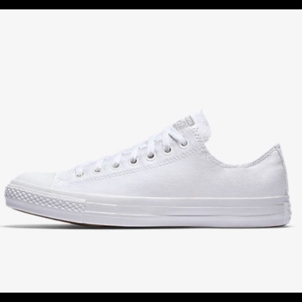 All white converse